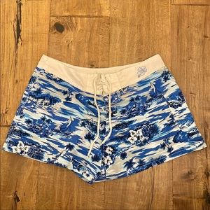 Vintage Coconut Girl Surfer Shorts